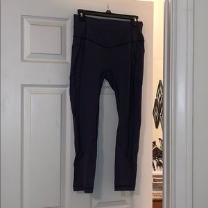 Lululemon 7/8 Navy Leggings
